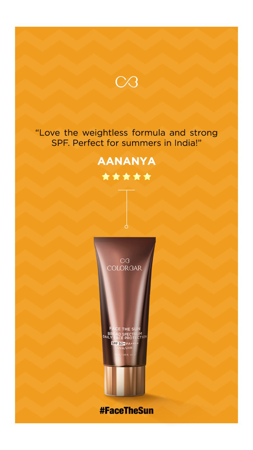 Colorbar Sunscreen Face The Sun Broad Spectrum Daily Face Protector | Grocsy
