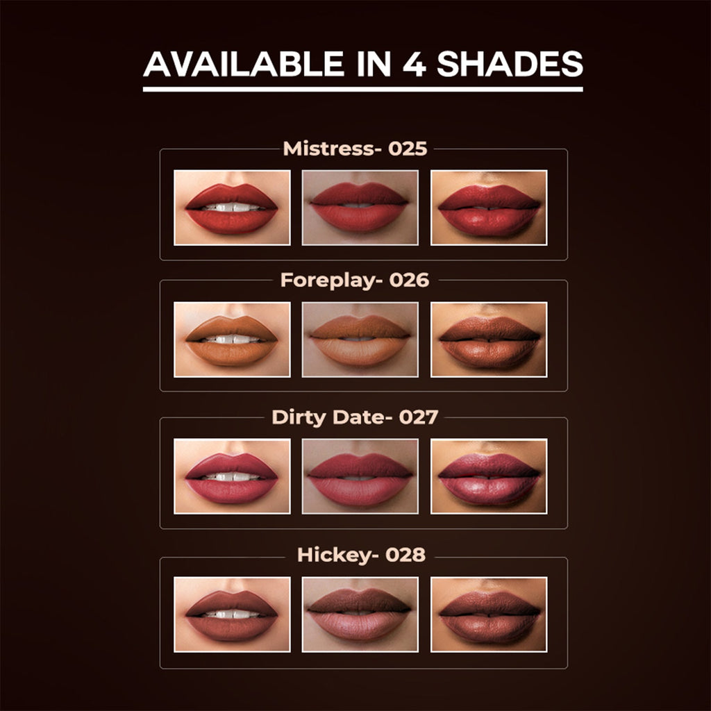 Colorbar Sinful Matte Lipcolor Dirty Date- 027 | Grocsy