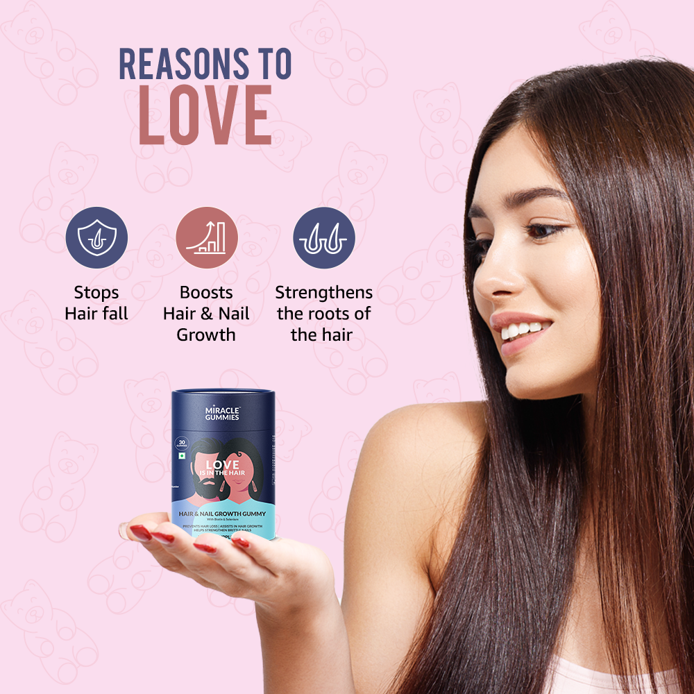Colorbar Beauty Miracle Gummies - Love Is In The Hair | Grocsy