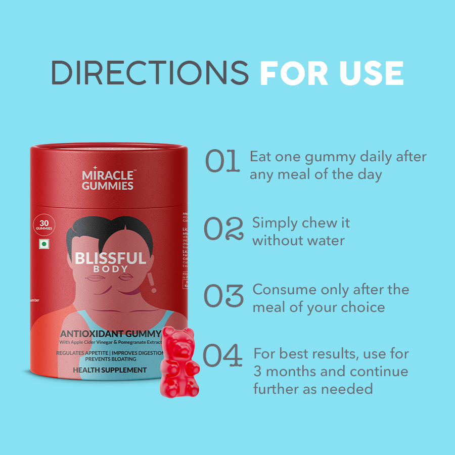 Colorbar Beauty Miracle Gummies - Blissful Body 005 | Grocsy