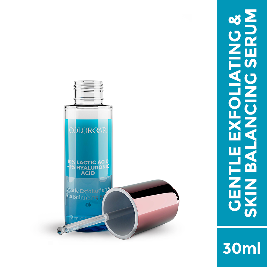Colorbar Serum 10%Lactic Acid + 1%Hyaluronic Acid | Grocsy