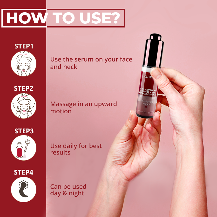 Colorbar Serum Retinol +1% Vit C + 1%Ha | Grocsy
