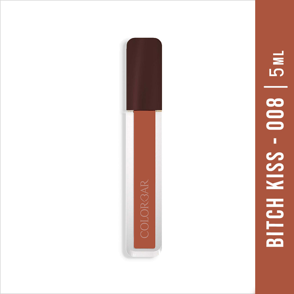Colorbar Powerkiss Vegan Matte Lipcolor- Bitch Kiss | Grocsy