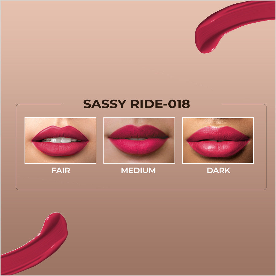 Colorbar Powerkiss Vegan Matte Lipcolor- Bitch Kiss | Grocsy