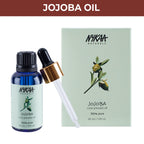 Nykaa Naturals Jojoba 100% Pure Cold Pressed Face Oil-Deep Hydration & Nourishment - All Skin Types | Grocsy