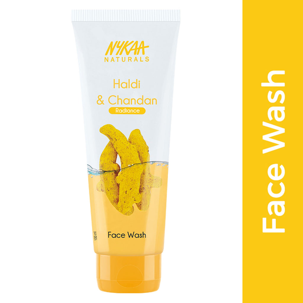 Nykaa Anti-Acne Face Wash With Salicylic Acid, Tea Tree & Neem - For Oily & Acne Prone Skin - Haldi Chandan | Grocsy