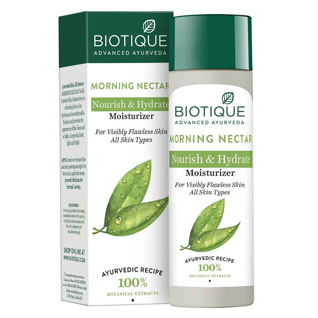 Biotique Bio Morning Nectar Visibly Flawless Skin Moisturizer | Grocsy