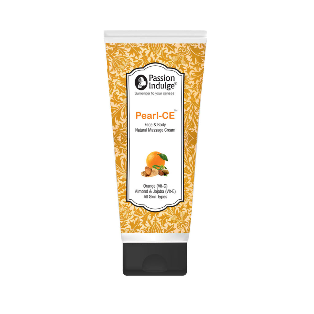 Passion Indulge Pearl-CE Face And Body Natural Massage Cream | Grocsy