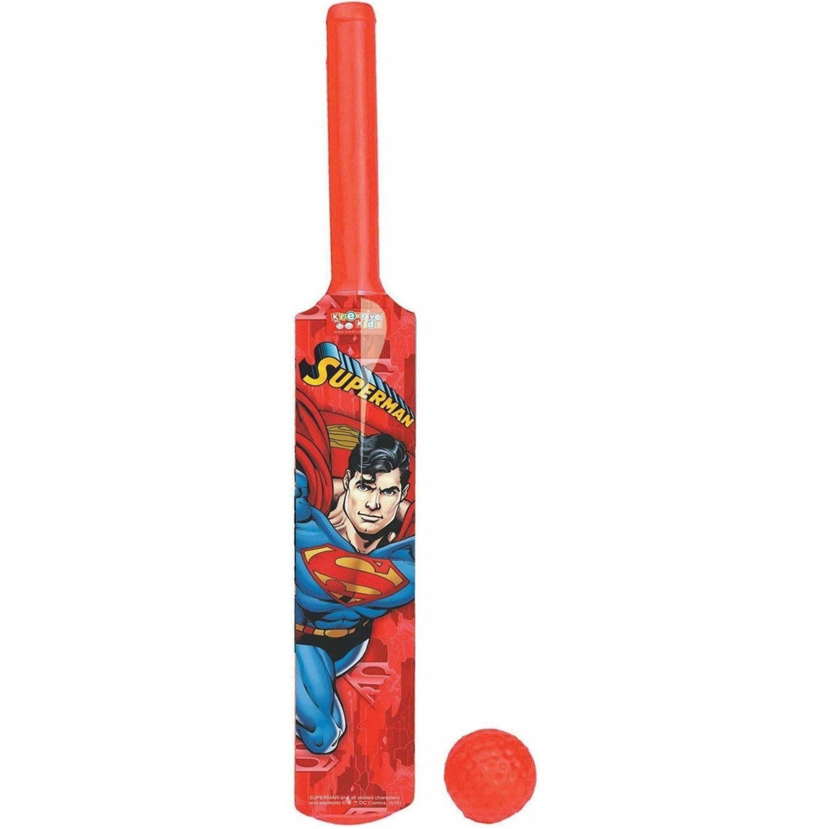 Cricket Set with 1 Plastic Bat & Ball, 4 Wickets, Base and Ball Cricket Kit | Grocsy