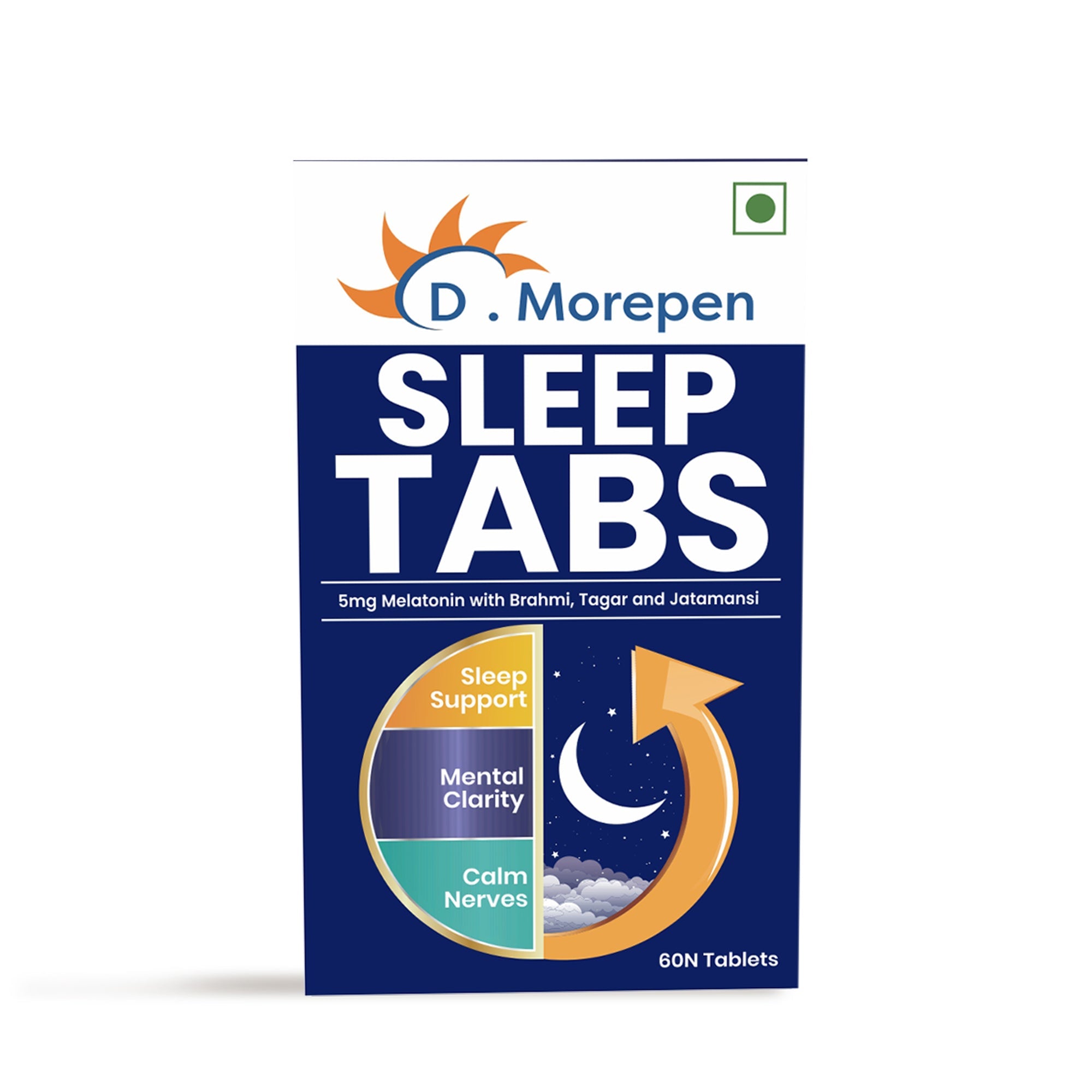 Dr. Morepen Sleep Tabs Melatonin 5mg Sleeping Tablets | Grocsy