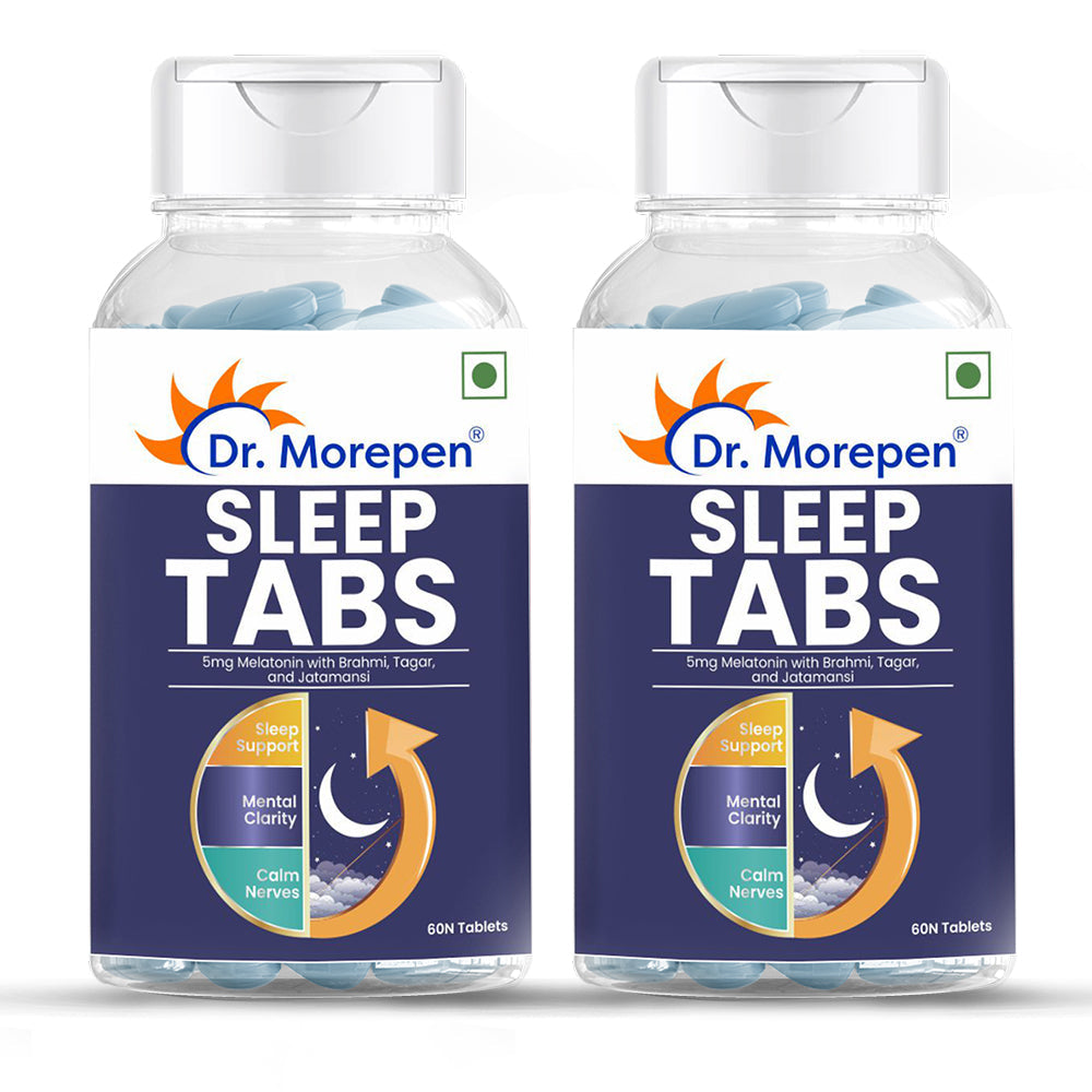 Dr. Morepen Sleep Tabs Melatonin 5mg Sleeping Tablets | Grocsy
