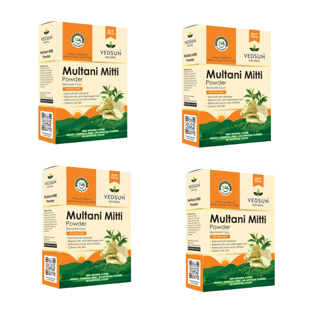 Vedsun Naturals Multani Mitti Powder for Face and Skin | Grocsy