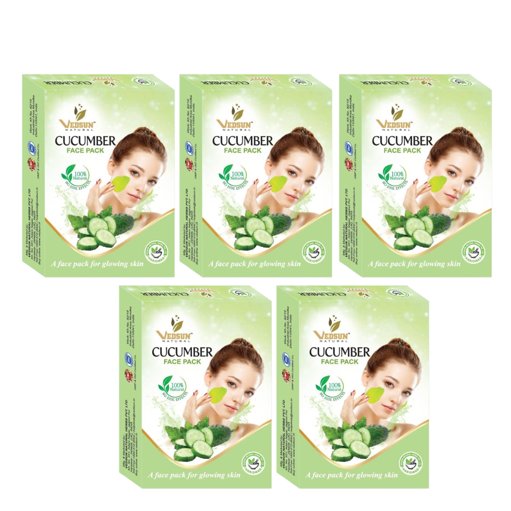 Vedsun Naturals Cucumber Face Pack | Grocsy