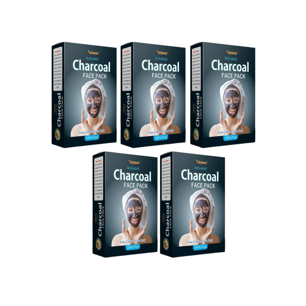 Vedsun Naturals Charcoal Face Pack | Grocsy