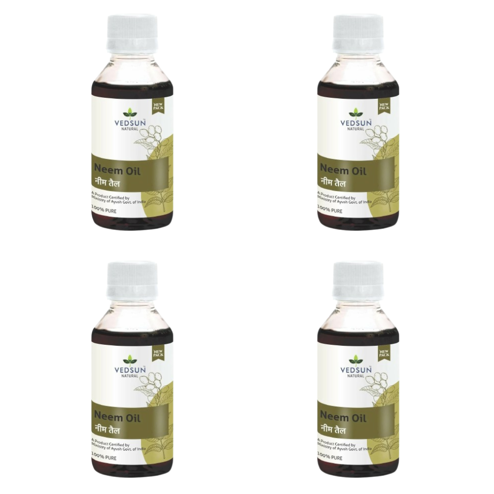 Vedsun Naturals Natural Neem Oil Pure and Organic Massage Oil for Skin & Hair | Grocsy