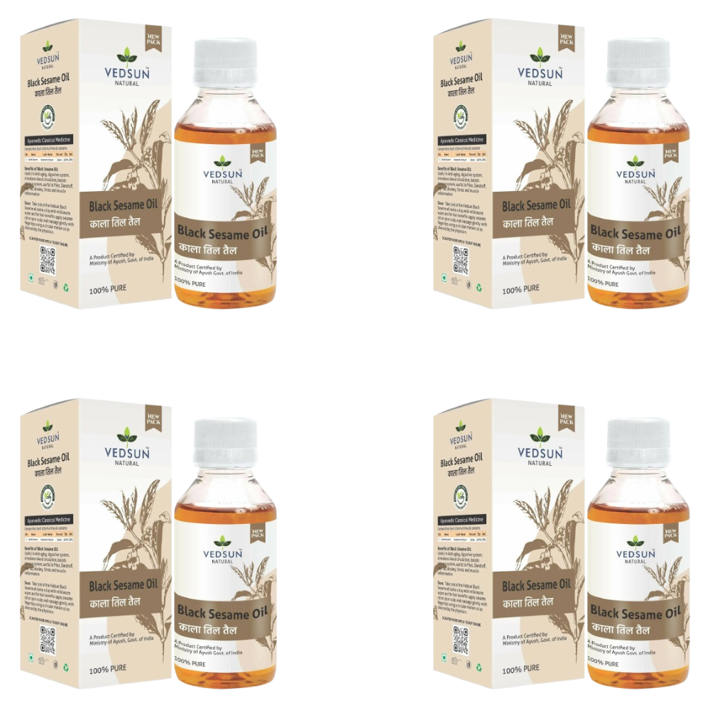 Vedsun Naturals Sesame Oil Til Ka Tel Pure And Organic For Skin And Hair | Grocsy