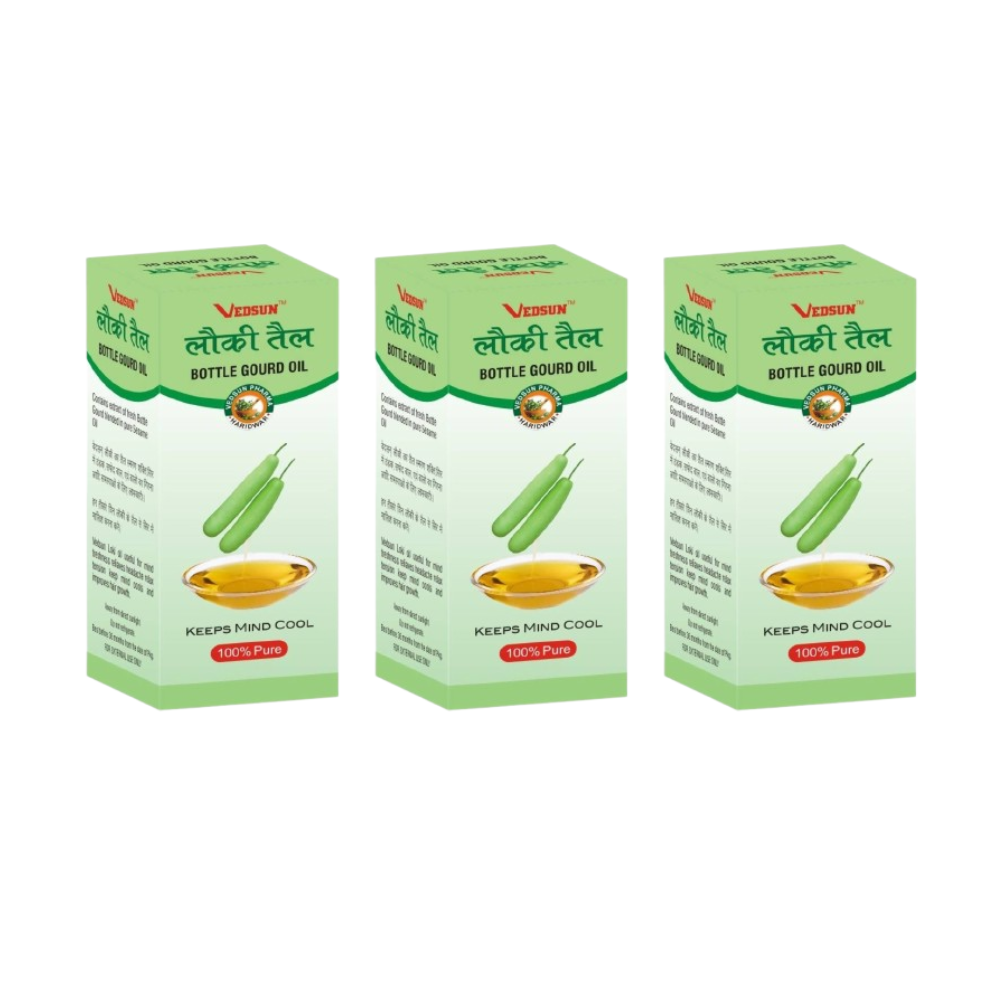 Vedsun Naturals Bottle Guard Lauki Oil | Grocsy