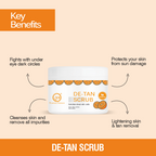 Nuerma Science De-Tan Face Scrub | Removes Blackheads, Whiteheads & Controls Excess Oil | Grocsy
