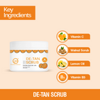 Nuerma Science De-Tan Face Scrub | Removes Blackheads, Whiteheads & Controls Excess Oil | Grocsy