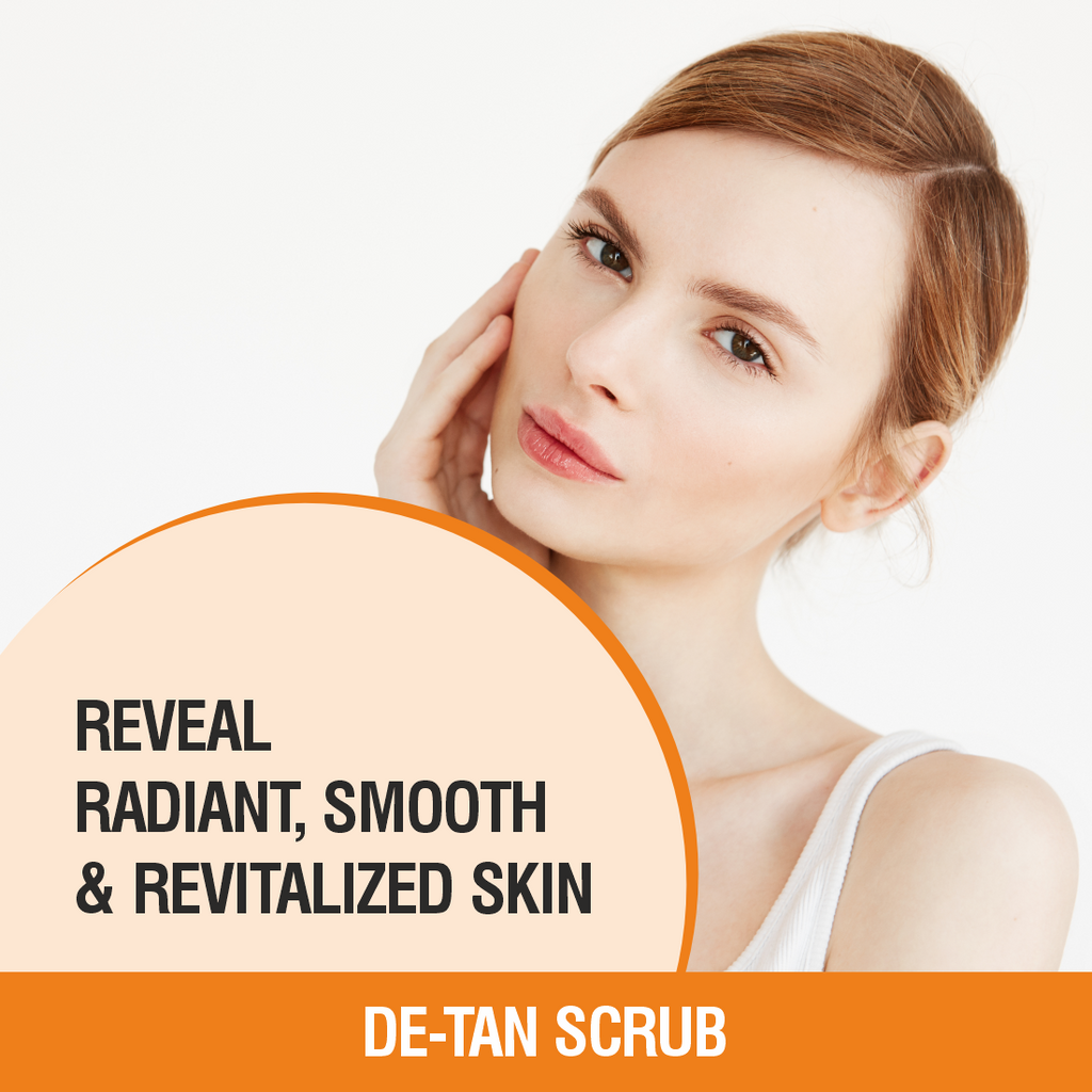 Nuerma Science De-Tan Face Scrub | Removes Blackheads, Whiteheads & Controls Excess Oil | Grocsy