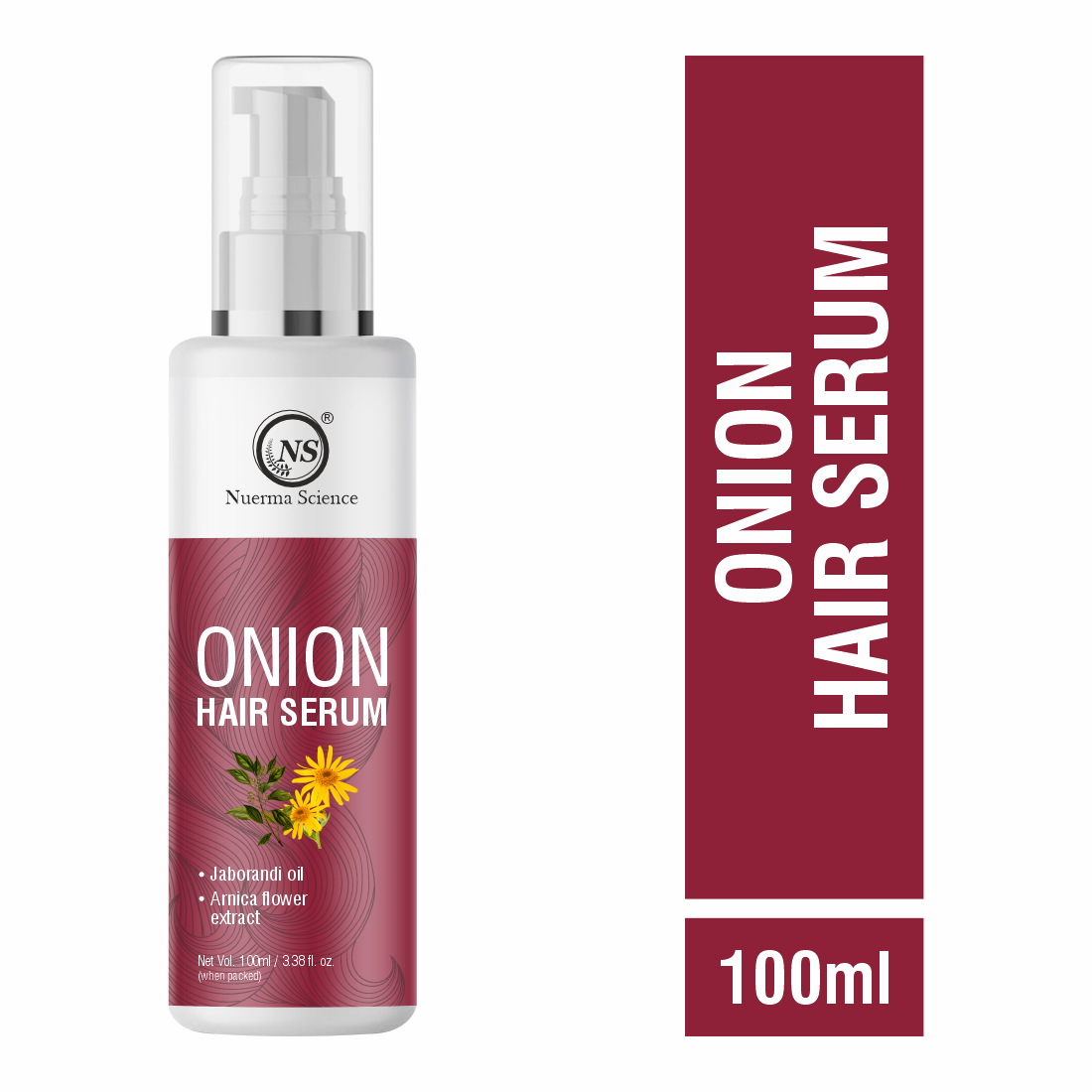 Nuerma Science Onion Hair Serum with Jaborandi Oil | Grocsy