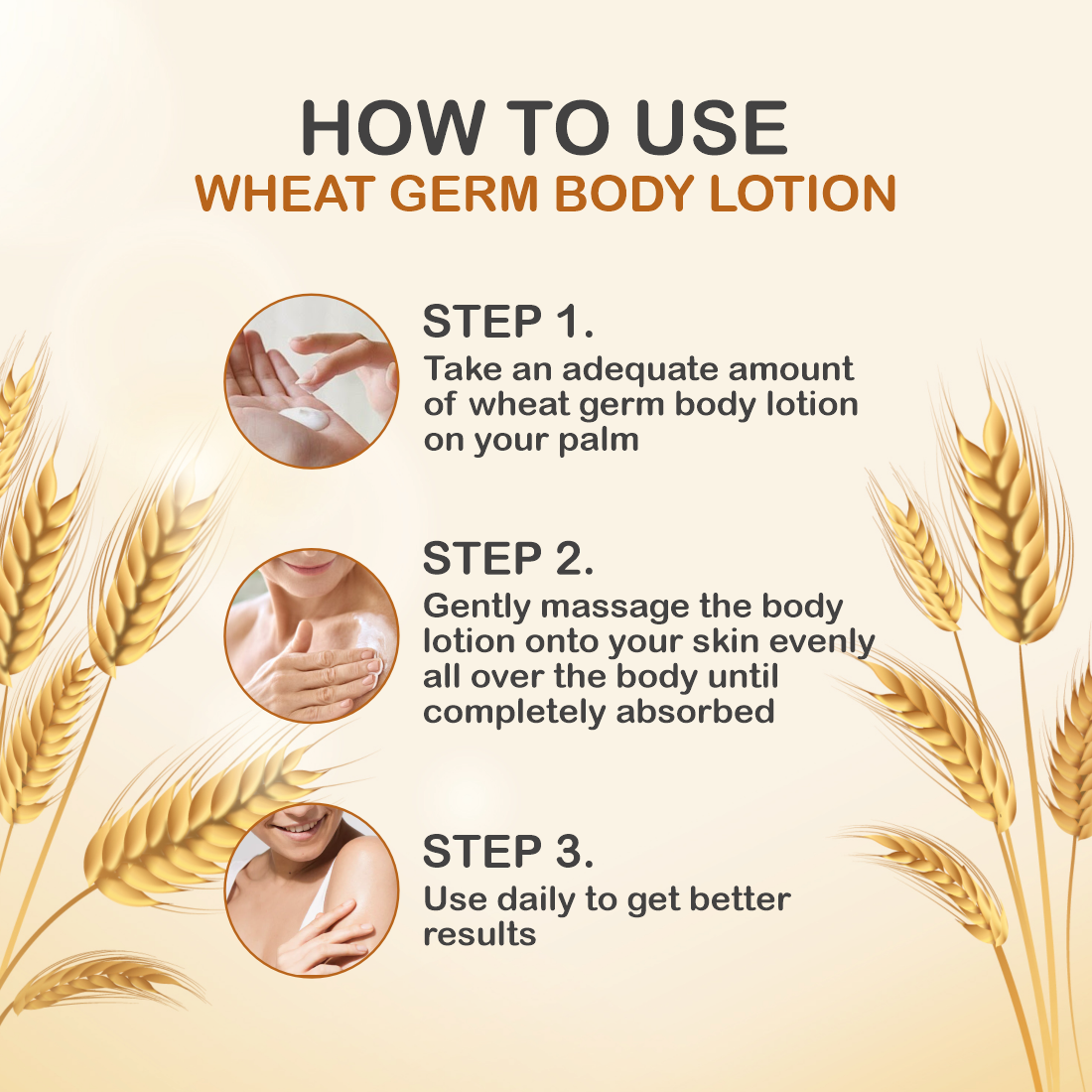 Nuerma Science Wheat Germ Body Lotion to Moisturize & Nourishes Skin | Grocsy
