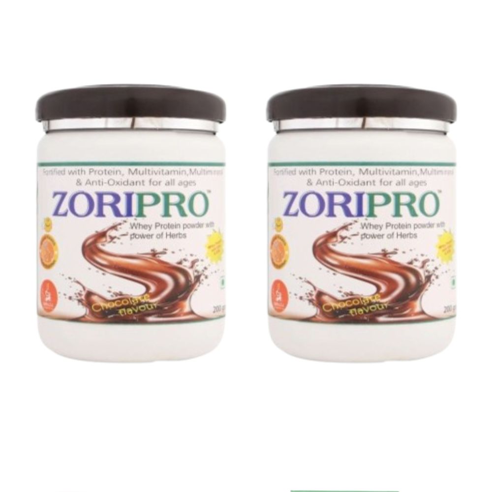 Zorilla Life Science Zoripro Protein Powder - Chocolate I Multivitamin I Multimineral I Anti-Oxidant for all ages I with Power of Herbs | Grocsy