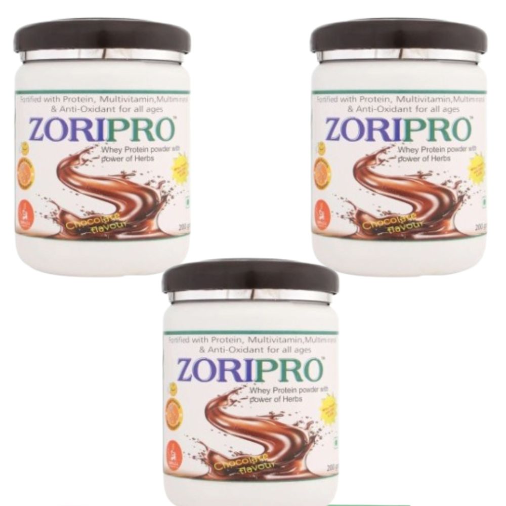 Zorilla Life Science Zoripro Protein Powder - Chocolate I Multivitamin I Multimineral I Anti-Oxidant for all ages I with Power of Herbs | Grocsy