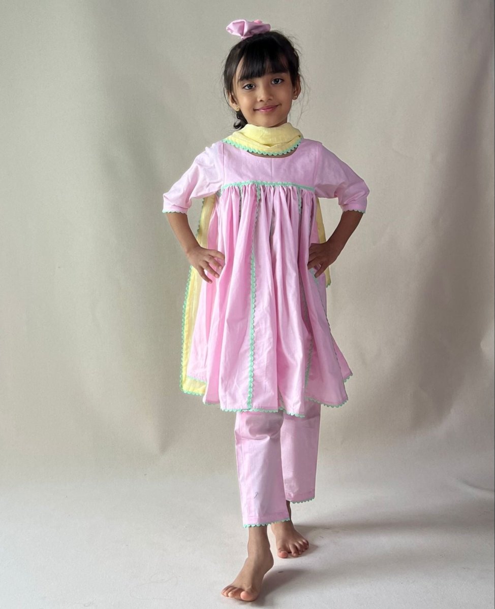 ArthLife Pink Anarkali Dress | Grocsy