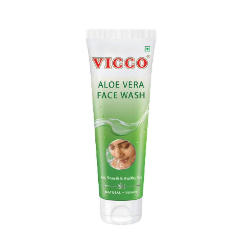 Vicco Aloe Vera Face Wash | Grocsy