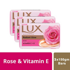 Lux Soft Touch Silk Essence & Rose Water Soap Bar | Grocsy
