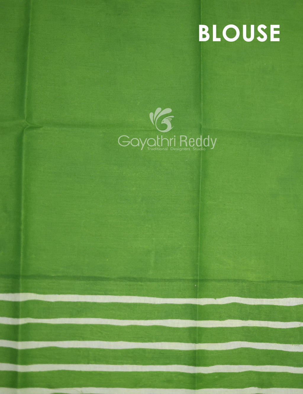 Light Green Colour Combo With Waves Print Pure Mulmul Cotton Saree By Gayathri Reddy Designer Studio | Grocsy