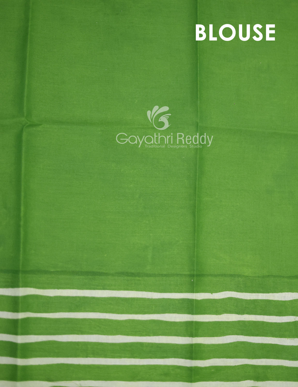 Light Green Colour Combo With Waves Print Pure Mulmul Cotton Saree By Gayathri Reddy Designer Studio | Grocsy
