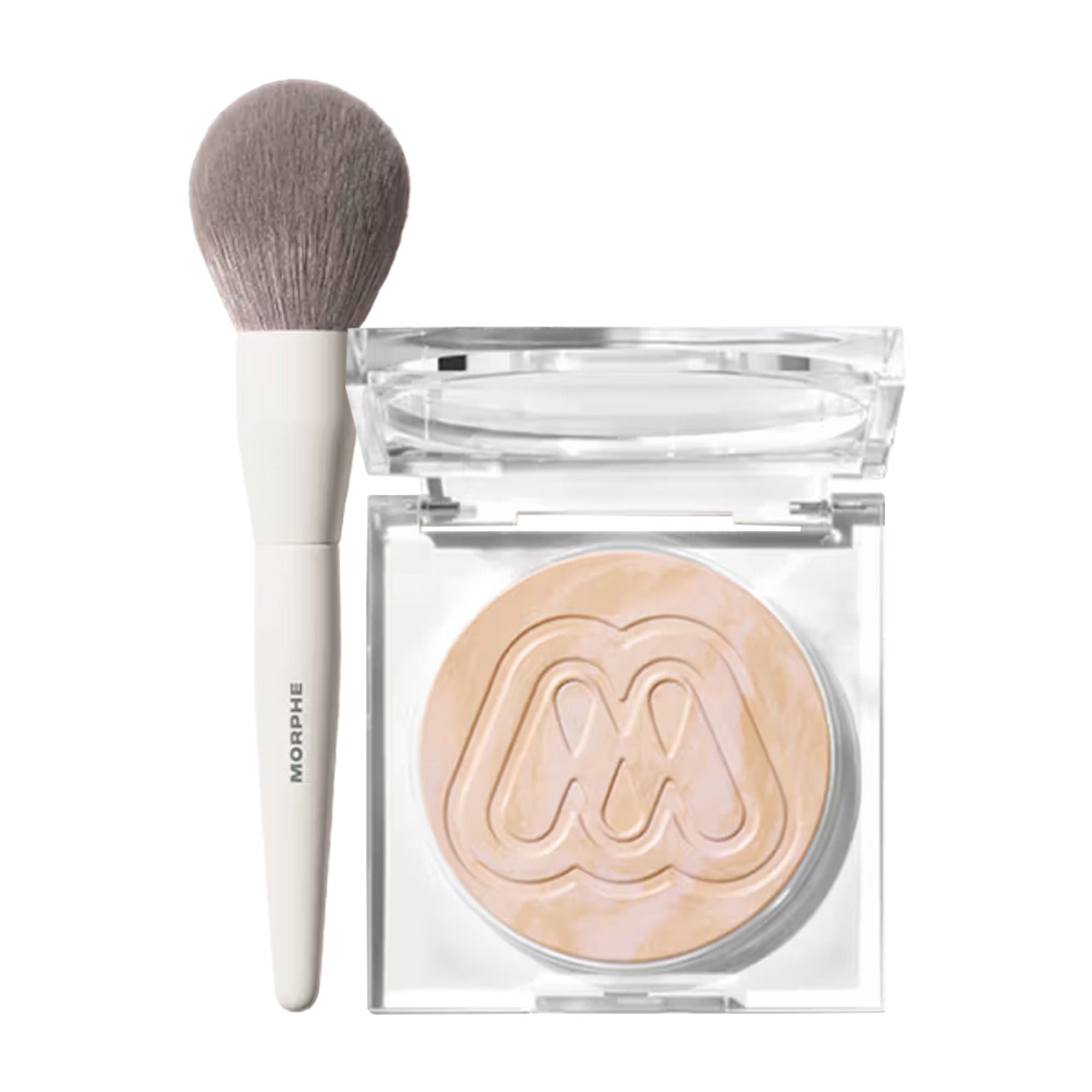 MORPHE M161 Powder Brush + Cloudlight Glow Veil Dawn | Grocsy