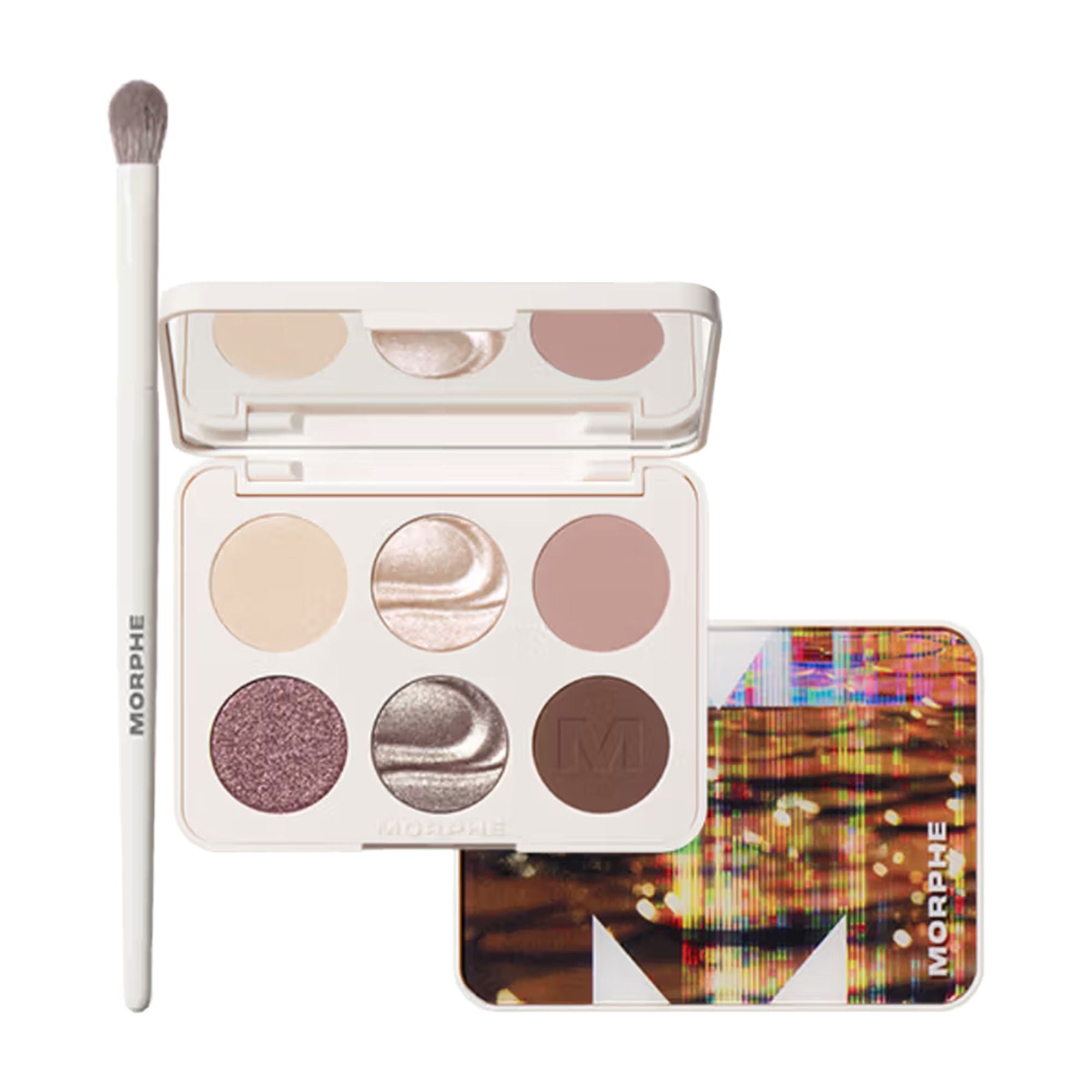 MORPHE M332 Medium Blender Brush + Rich Glitch Palette | Grocsy