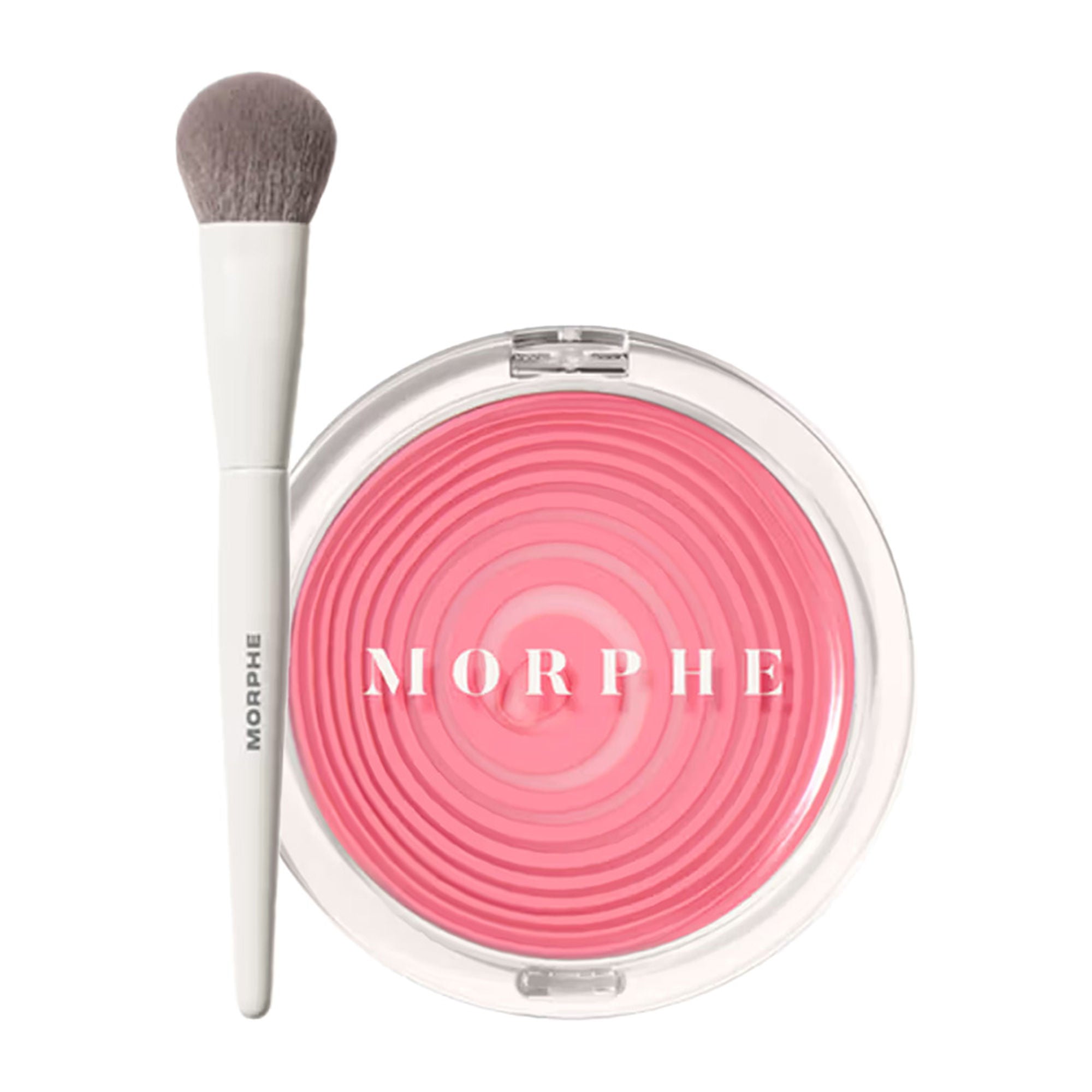 MORPHE M204 Blush Brush + Huephoric Rush Blush Pleasured | Grocsy