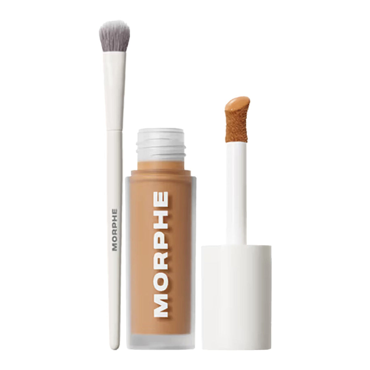 MORPHE M131 Concealer Brush + Wakeup Artist Concealer Toffee 10C | Grocsy