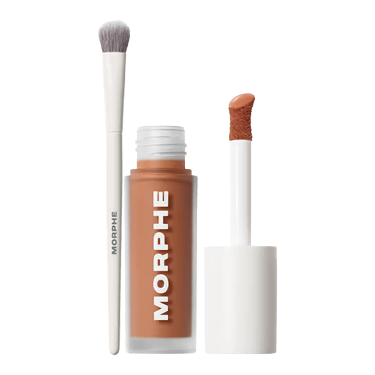 MORPHE M131 Concealer Brush + Wakeup Artist Concealer Chestnut 11W | Grocsy