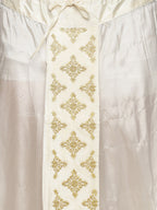 Sethukrishna Men Cream Embroidered Dhoti Pant | Grocsy
