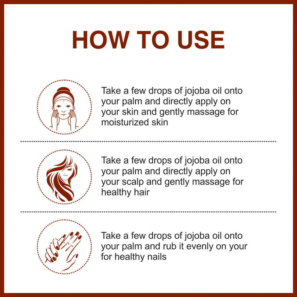 She Essentials Pure Cold Pressed Natural Unrefined Jojoba Oil For Face, Hair & Skin | Grocsy