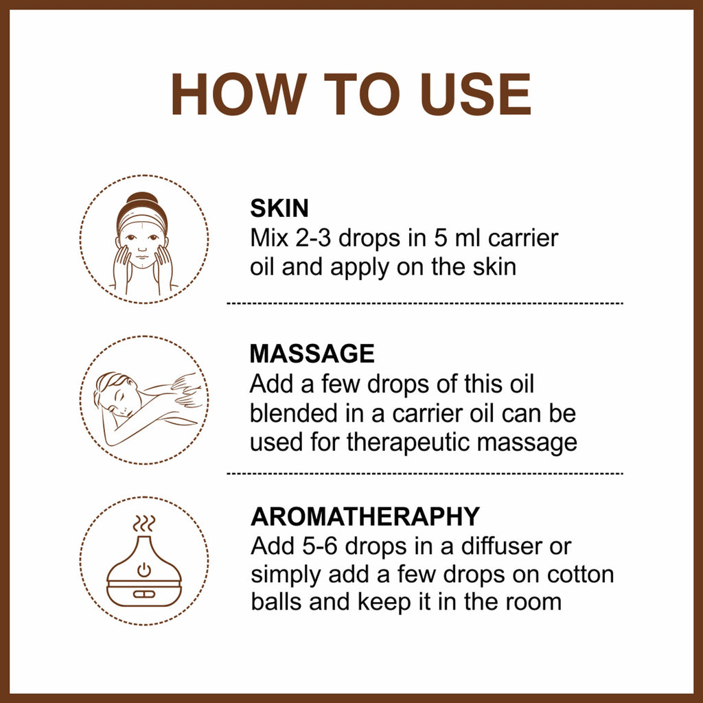 She Essentials Natural Sandalwood Essential Oil For Revitalizes Mind & Soul | Grocsy