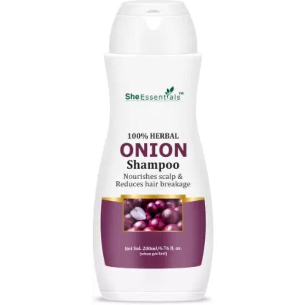 She Essentials Onion Hair Shampoo For Hair Growth - Men & Women | Grocsy