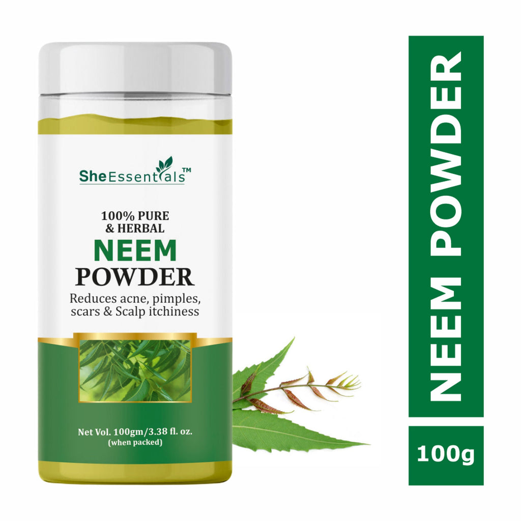 She Essentials Neem Leaf Powder For Face And Hair Pack | Grocsy