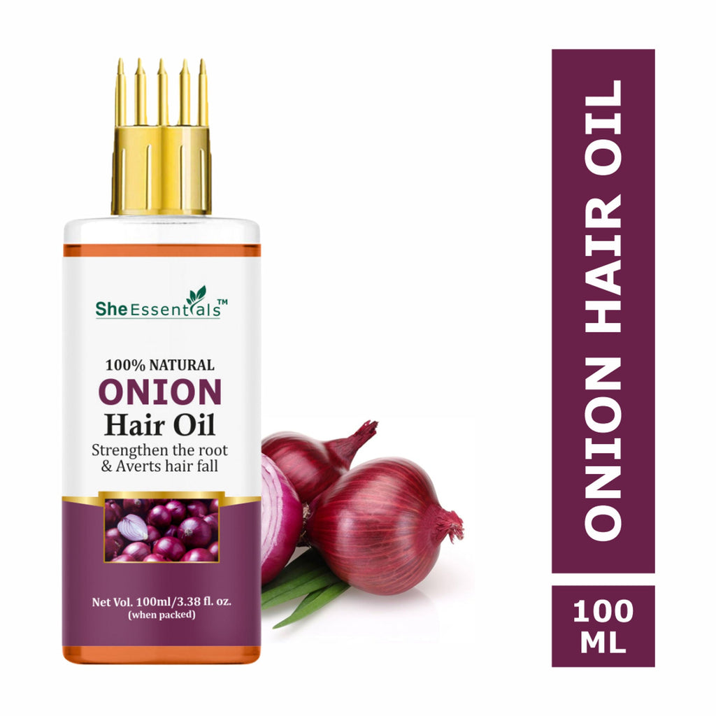 She Essentials Onion Hair Oil For Hair Fall Control | Grocsy