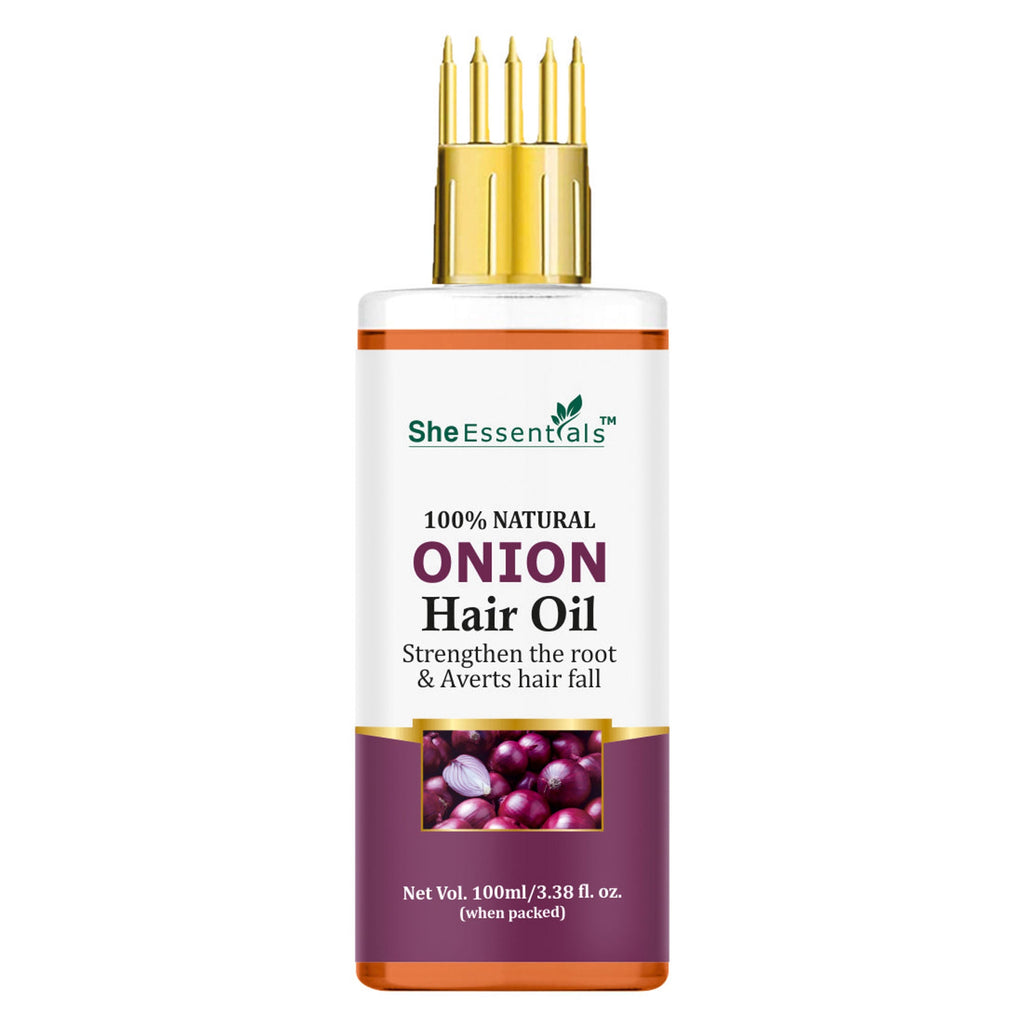 She Essentials Onion Hair Oil For Hair Fall Control | Grocsy