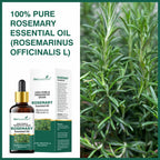 She Essentials Rosemary Essential Oil For Hair Growth & Longer Hair - 100% Pure & Natural | Grocsy