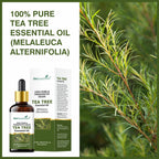 She Essentials Tea Tree Essential Oil For Active Acne & Pimples, Blemishes & Flakes, Organic & Pure | Grocsy