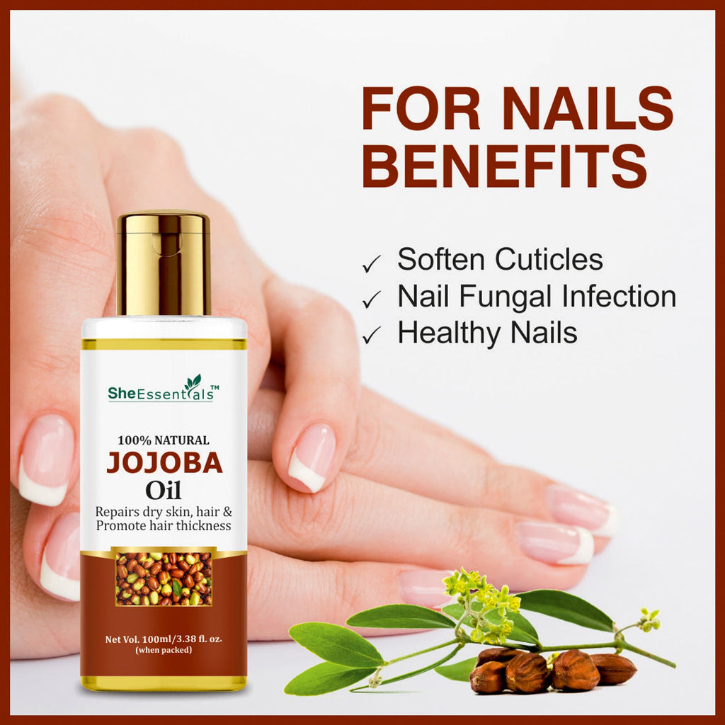 She Essentials Rosemary, Jojoba & Tea Tree Essential Oil For Hair Growth, Acne & Dandruff | Grocsy