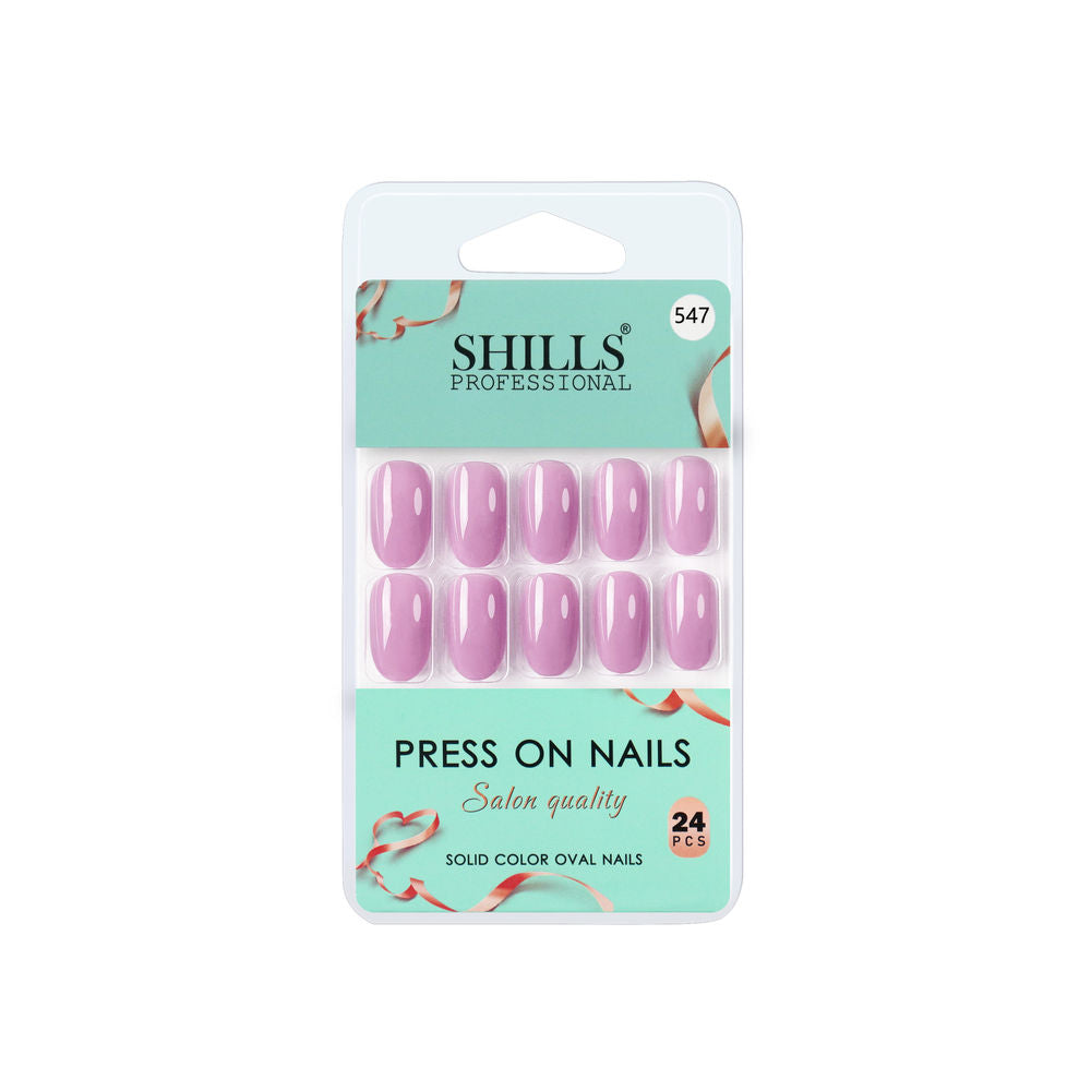 Shills Professional Reusable Press On Nails Oval - SPN547 | Grocsy
