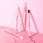 PINKFLASH Waterproof Kajal Eyeliner Pencil - Wt01 White | Grocsy